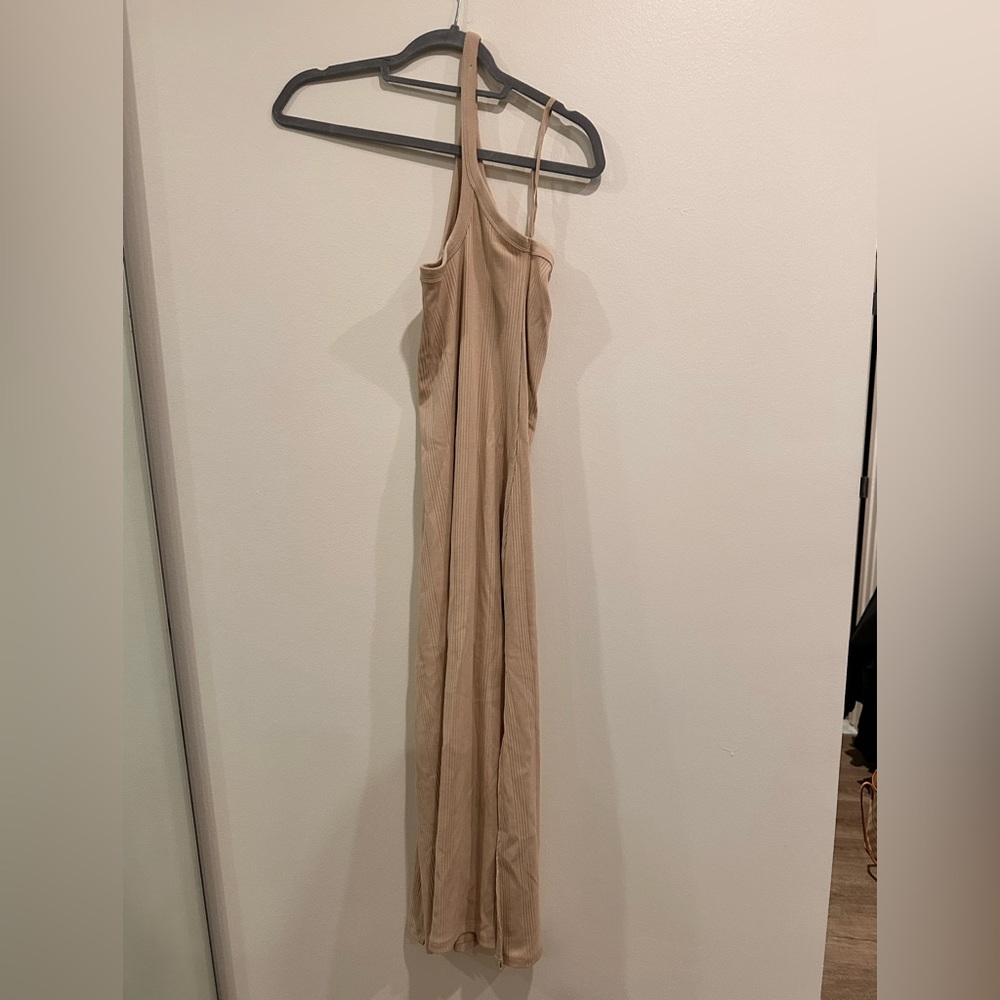 Aerie one shoulder ribbed mini dress size XS